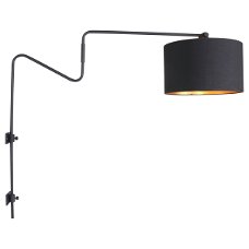 Chique Wandlamp Linstrøm in Zwart - Goud