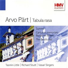 Arvo Pärt - Tasmin Little | Richard Studt | Vasari Singers ‎– Tabula Rasa  (CD)  Nieuw