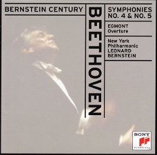 Leonard Bernstein  -   No.4 & No.5, Egmont Overture  (CD) Nieuw  