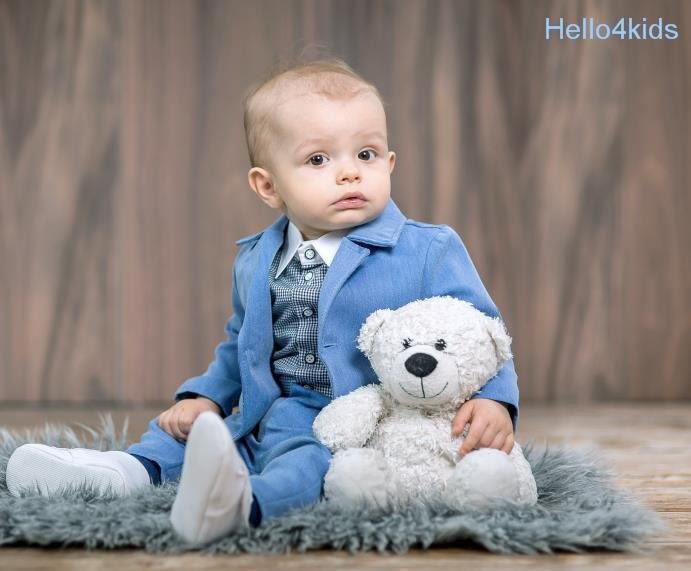 74 lichtblauw kostuumpje baby bruidsjonker doop kleding - Afbeelding 4