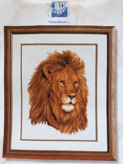 Borduurpakket " LEEUW " NIEUW!