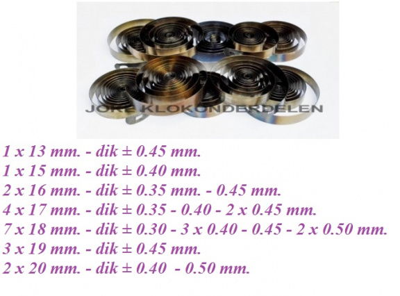 = 20 veren = maten zie foto 2 =38035 - Afbeelding 2