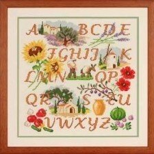 Borduurpakket " PROVENCE ABC " NIEUW !