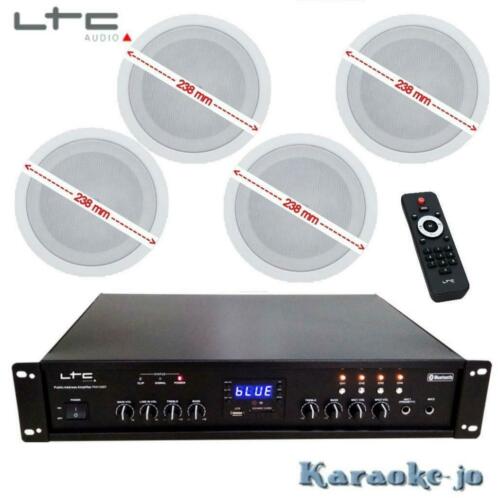Muziek systeem met 4 x 30 Watt Plafondspeakers (KJWX4) - nr. 1