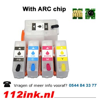 Hervulbare 202XL inktpatronen met ARC chip. - 0
