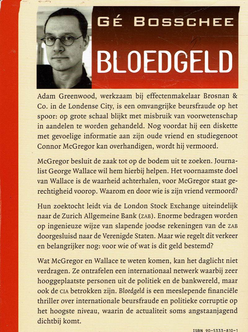 Ge Bosschee = Bloedgeld - Afbeelding 2