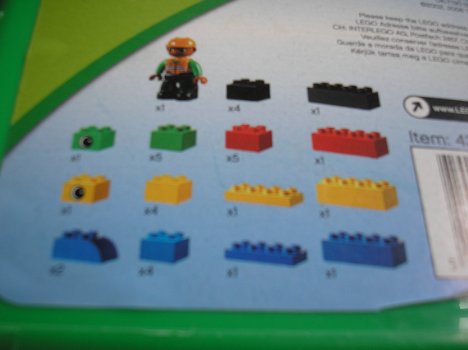 Lego duplo in opbergbak, - 1