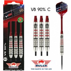 Dartpijlen BULL'S V8  C Knurled  90% tungsten 22-24 en 26 gram