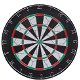 Longfield dartbord flocked 2,5cm met 6 dartpijlen - 0 - Thumbnail