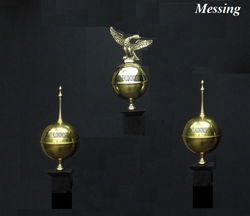 == 3 Kloktollen = messing =29820