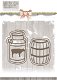 Precious Marieke Die - Rustic Christmas - Milk Churn and Barrel PM10042 - 0 - Thumbnail