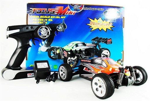 RC Buggy Focus 1/18 brushless versie 2.4Ghz nieuw - 2