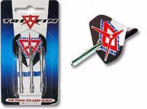 Dart Tri-fin set met alu shafts en 1 set flights - 0