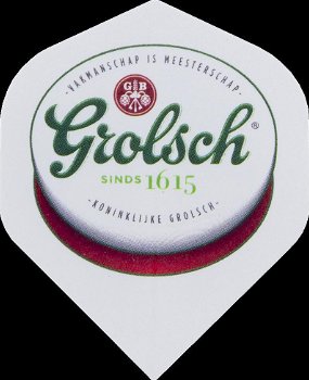 Grolsch Anno 1615 bier dartflights 100 micron - 0