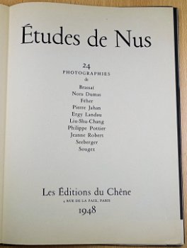 Études de Nus 1948 24 Heliogravures o.a. Brassaï Nora Dumas - 2