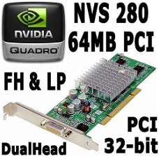 PCI VGA Kaarten 64MB - 512MB | nVidia GeForce Quadro Matrox