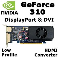 nVidia GeForce 310 512MB PCI-e x16 Dual-Head DVI+DP | Win10