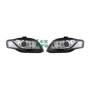 Koplamp Set Devil Eyes Audi A4 B7 2004-2007 - 0