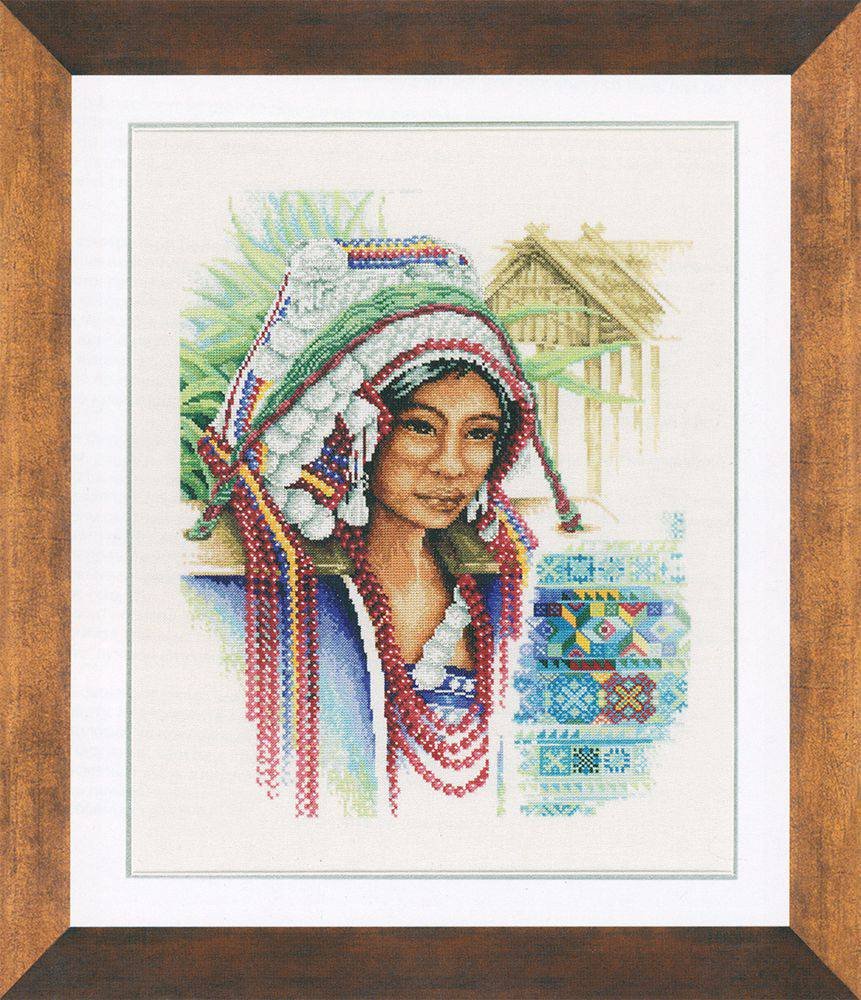 Borduurpakket THAI WOMAN Nieuw ! - nr. 1