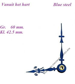 = Franse pendule wijzers = Fleur de Lys =35837