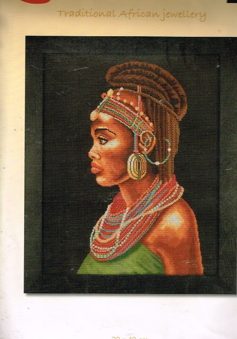 LANARTE BORDUURPAKKET, TRADITIONAL AFRICAN JEWELLERY 35075 - nr. 1