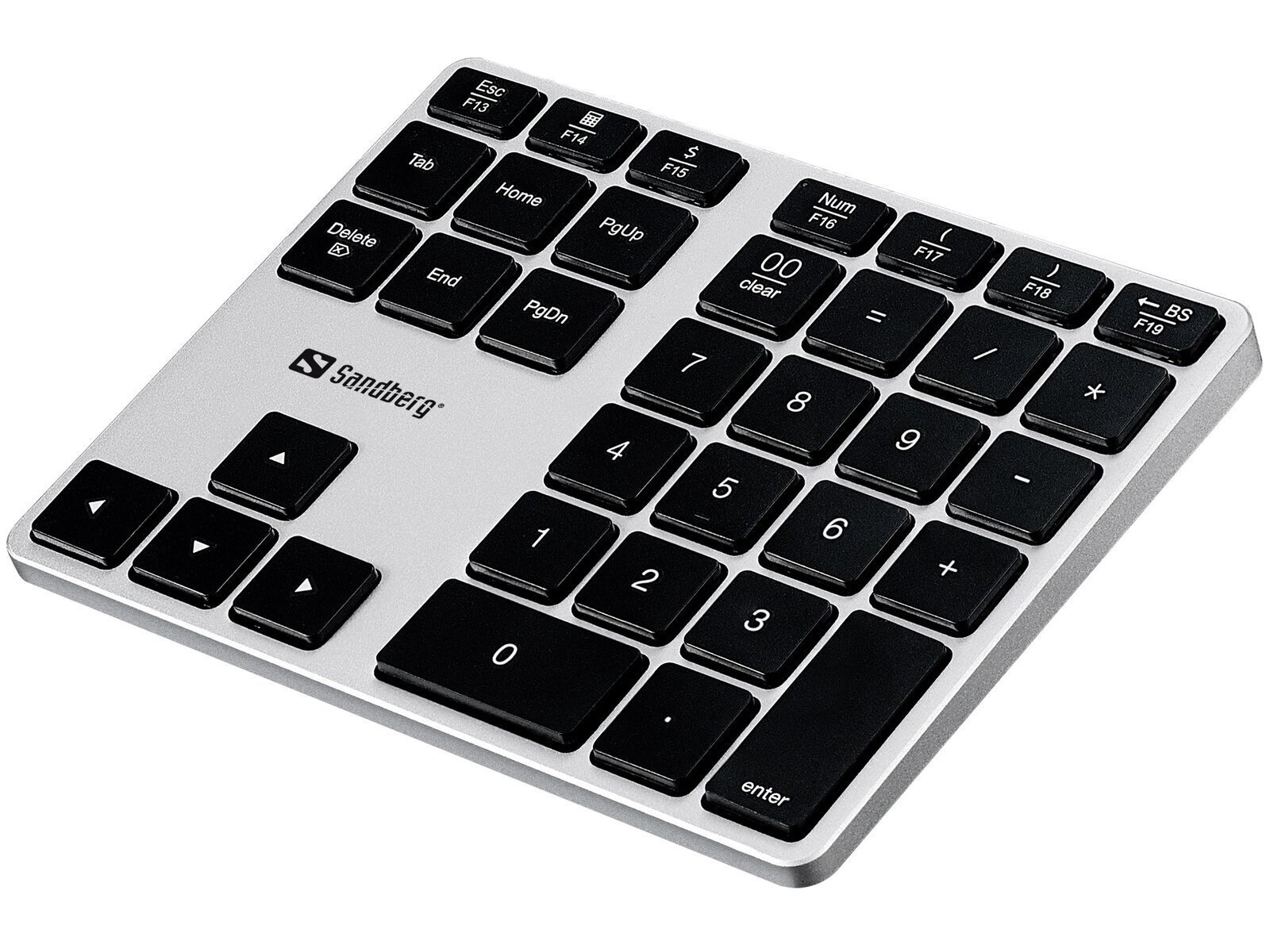 Bluetooth Numeric Keypad Aluminium Bluetooth Numeriek toetsenbord - Afbeelding 2
