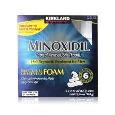 MINOXIDIL-SCHUIM 5% VOOR MANNEN (6 Maandvoorraden) 