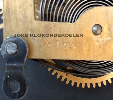 == Tafelklok uurwerk = oud =42316 - 5