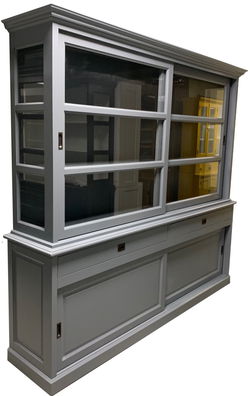 Buffetkast Putten babyblauw 240 x 50/40 x 220
