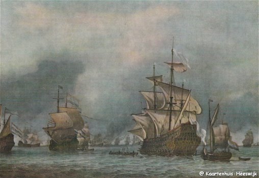 De vierdaagse zeeslag, Willem van de Velde de oude - 0
