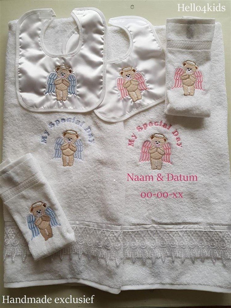 met naam Maxi cosi voetenzak deken doop broderie - Afbeelding 8
