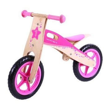 BigJigs loopfiets roze - 0