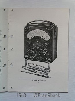[1963] Working Instructions, AvoMeter Model 8 Universal, AVO - 2