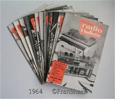 [1964] Radio Bulletin, jrg.  33, 1964 compleet, Muiderkring