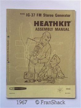 [1967] Original Assembly Manual IG-37 , Heathkit - 0