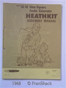 [1968] Original Assembly Manual IG-18 , Heathkit