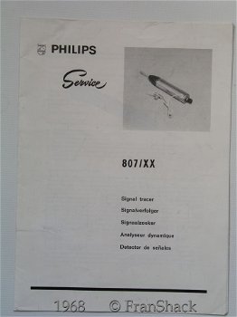 [1968~] Gebruiksaanwijzing Philips 807/XX, Philips - 0