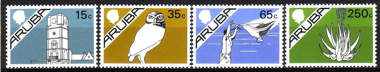 Aruba 9 - 12 postfris. 1986. - 0