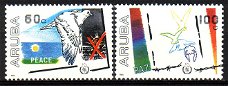 Aruba 16 - 17 postfris. 1986.