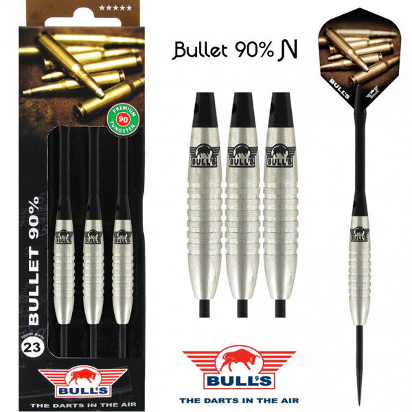 Dartpijlen BULL'S VBullet A 90% tungsten 21-23 en 25 gram - nr. 1