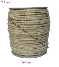 = 100 mtr. Comtoise touw = Ø 3 mm.=42336
