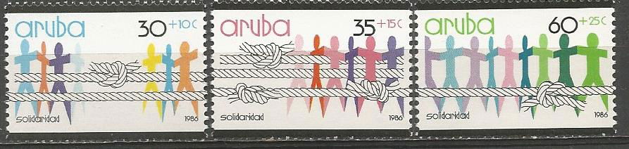 Aruba 13 - 15 postfris. 1986. - 0