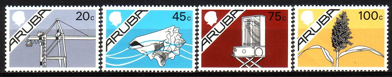 Aruba 24 - 27 postfris. 1987. - 0