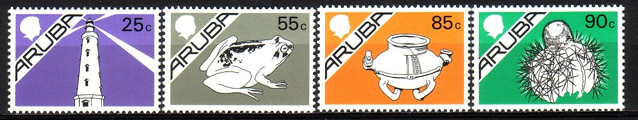 Aruba 30 - 33 postfris. 1987. - 0