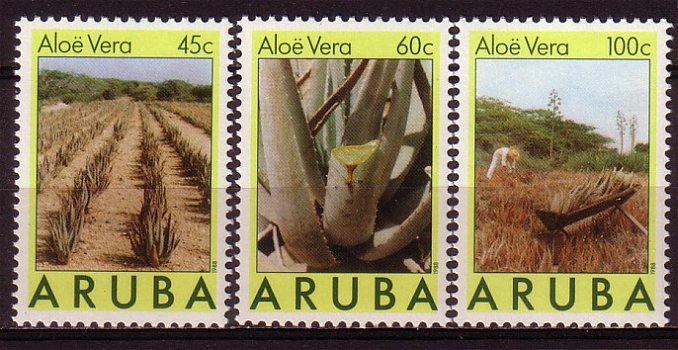 Aruba 37 - 39 postfris. 1988. - 0