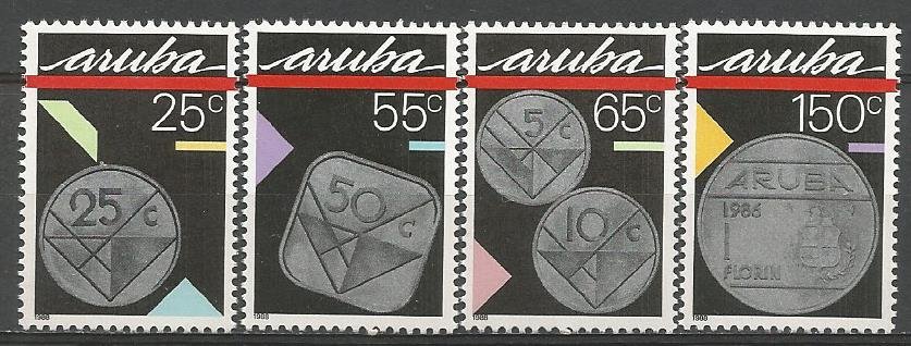 Aruba 40 - 43 postfris. 1988. - 0