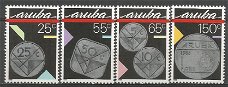 Aruba 40 - 43 postfris. 1988.