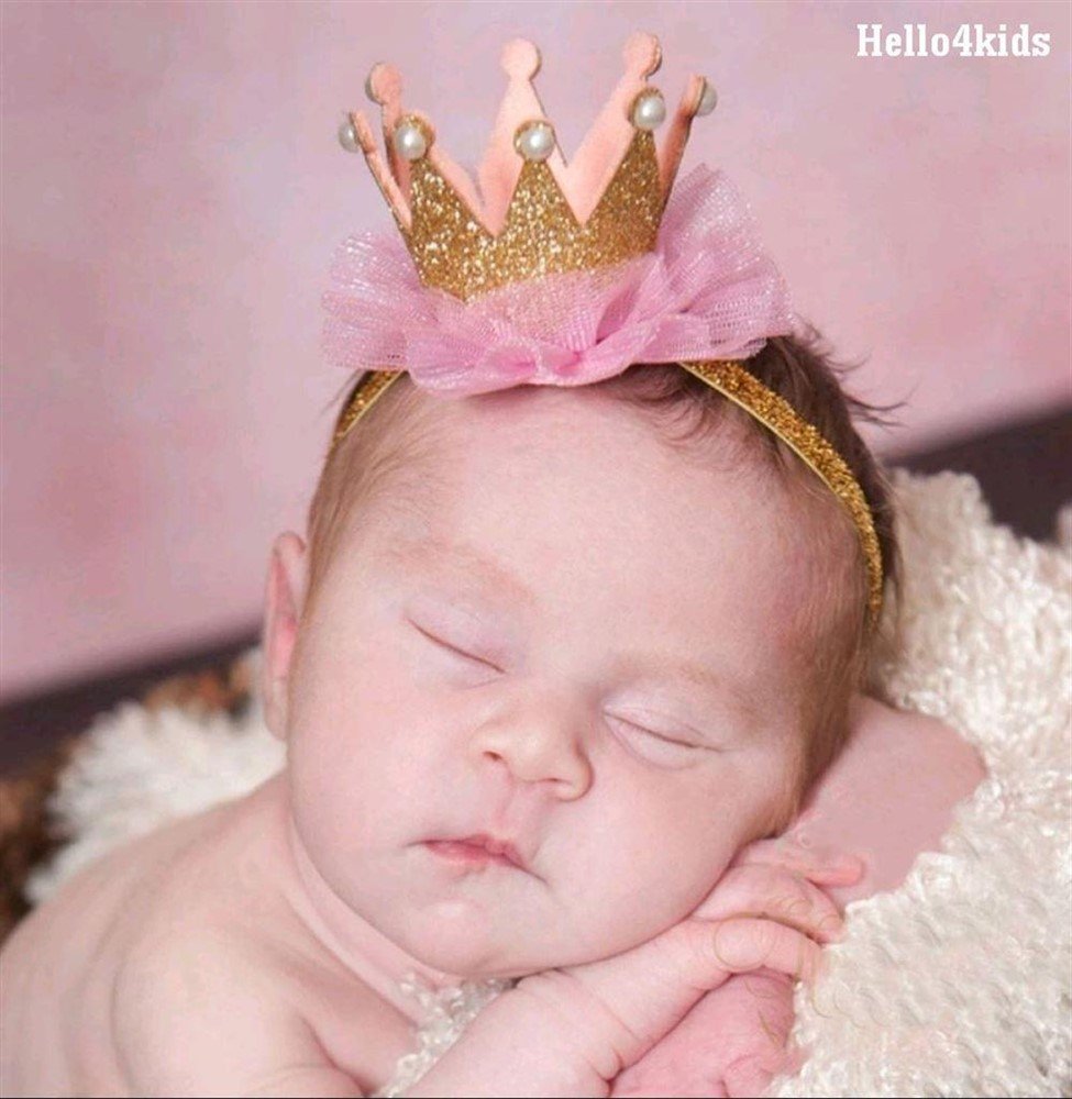 New born baby haarbandje doop mutsje fotoshoot - Afbeelding 8