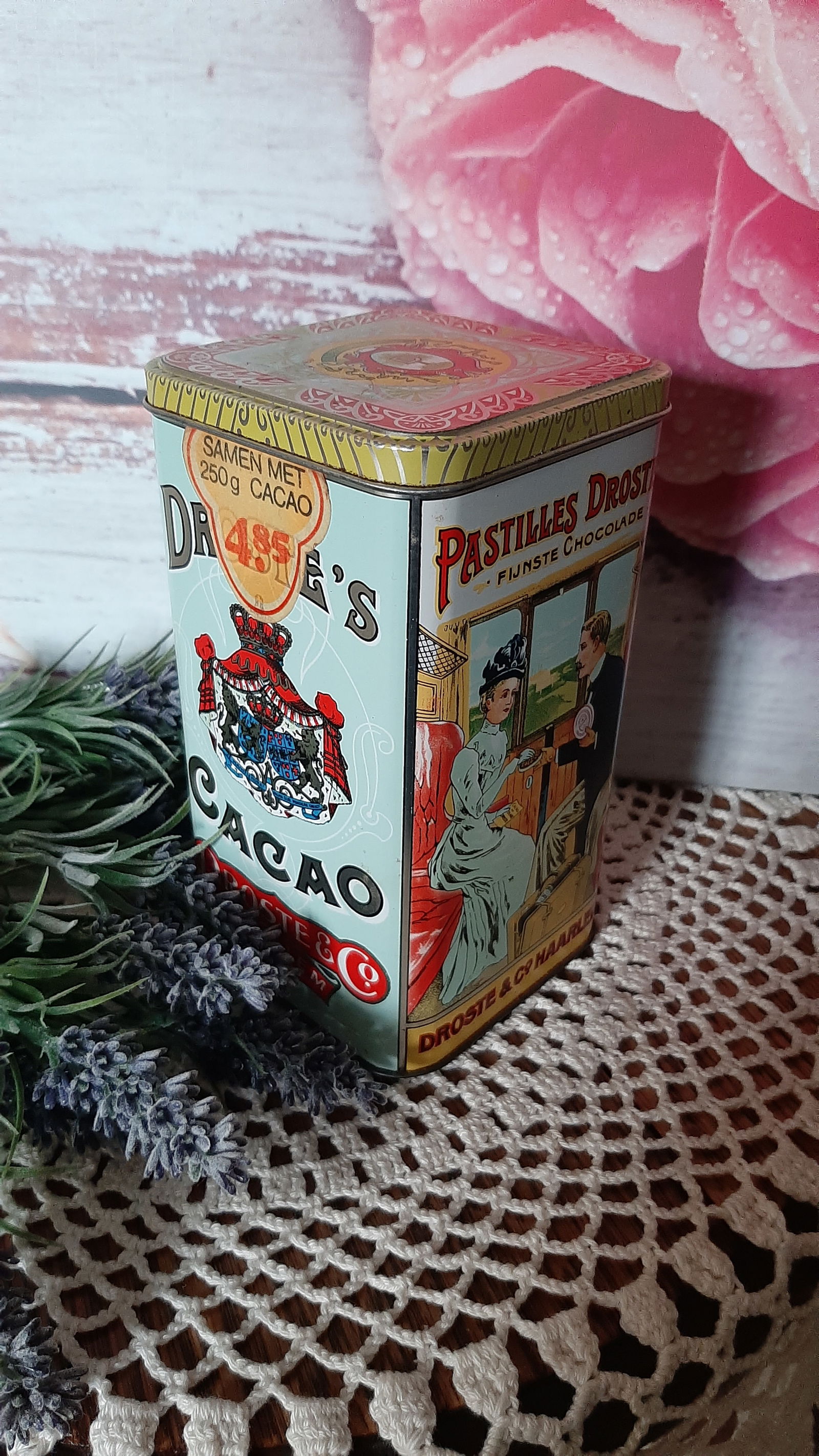 Blikje van Droste Cacao 250 gram - Afbeelding 3