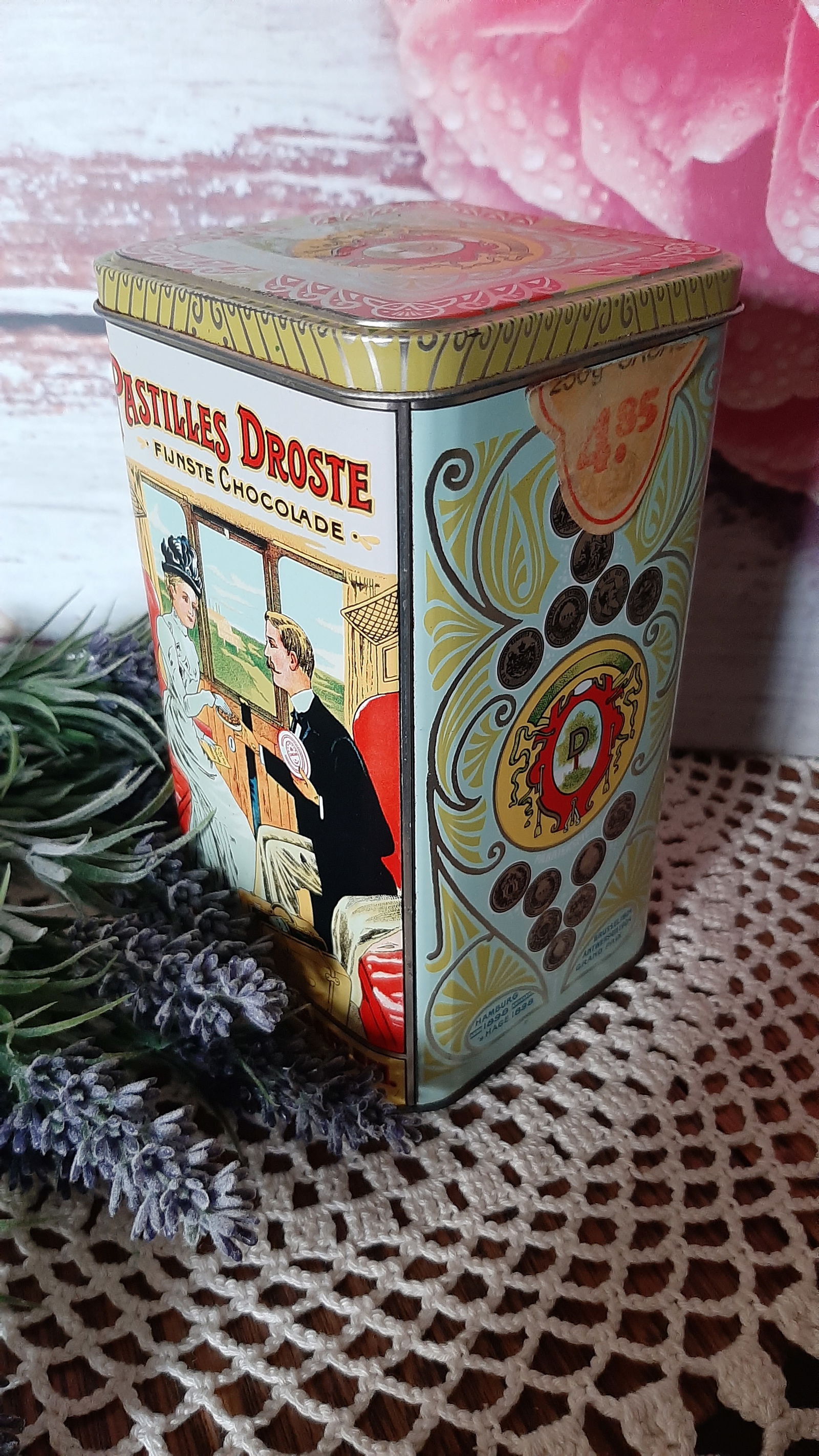 Blikje van Droste Cacao 250 gram - Afbeelding 4